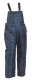 Nohavice TITAN s náprsenkou zateplené pružné traky modré veľkosť M