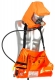 Únikový dýchací prístroj ELSA 10-B tlaková fľaša 10 min taška oranžová