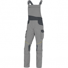 Montérkové nohavice MACH CORPORATE NEW náprsenkové sletlo sivé/tmavo sivé veľkosť XL
