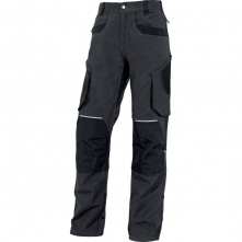 Montérkové nohavice MACH ORIGINALS do pása sivo/čierne veľkosť L