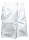Montérkové krátke nohavice BOLTON PAINTERS biele veľkosť L