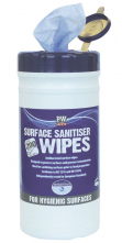 Obrúsky PW Surface Sanitiser dezinfekčný antibakteriálny na povrchy balenie valec 200 ks