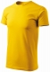 Tričko Classic 160 bavlna okrúhly priekrčník trup bez švov žlté