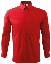 Košeľa Shirt long sleeve pánska dlhý rukáv červená veľkosť L