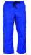Montérkové nohavice KLASIK do pása na šnúrku bavlna stredne modré
