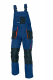 Montérkové nohavice CERVA EMERTON s trakmi PES/BA zosilnené kolená množstvo vreciek tmavo modré/stredne modré