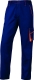 Montérkové nohavice DELTA PLUS MACH 6 PANOSTYLE do pása PES/bavlna rovný strih pútka na opasok modro/červené