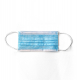 Rúšky CXS MEDIC zdravotnícka vrstvená jednorazová guľatá textilné guma za uši 10 ks modrá
