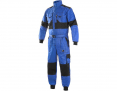 Kombinéza CXS ROBERT bavlna elastický pás náplety na rukávoch a nohaviciach modro/čierna