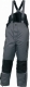 Ochranné nohavice DELTA ICEBERG CLIMATE Oxford polyester/PU so zvýšeným pásom a chrbtom zateplené nepremokavé sivo/čierne