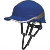 Prilba DELTA Baseball Diamond V UP reflexné pruhy na škrupine 4-bodový podbradný pásik račňa stredne modrá