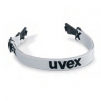 Pásik na upevnenie okuliarov UVEX Pheos textilná guma nastaviteľný sivý