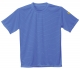 Antistatické pracovné tričko PW ESD BA/uhlík guľatý priekrčník krátky rukáv štítok s normou svetlo modré