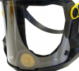 Priezor Multimask verzia 2.0 náhradný pre ventilovaný dýchací štít acetátový nezahmlievajúci sa číry
