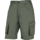 Montérkové krátke nohavice DELTA Bermuda MACH 2 PES/BA šikmé vrecká pri páse mechové vrecká na stehnách zeleno/čierne