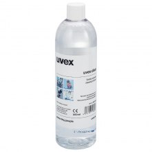 Čistiaca kvapalina UVEX na okuliare 0,5 l pre okuliarovú čistiacu stanicu 9970005 guľatá plastová fľaša biela