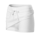 Sukňa Malfini Skirt 2 v 1 sukňa + krátke nohavice BA/elastan strih do A široký pás s gumičkou a šnúrkou biela