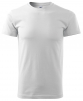Tričko Basic krátky rukáv okrúhly priekrčník 100% bavlna 160g biele