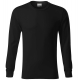 Tričko Rimeck Resist LS R05 bavlna 160 g okrúhly priekrčník dlhý rukáv s manžetou bočné švy čierne