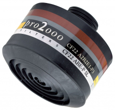 Filter SCOTT PRO2000 CF 22 A2B2E1P3 R D so závitom 40 mm x 1,7"