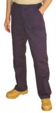 Montérkové nohavice STANDARD do pása na šnúrku tmavomodré veľkosť 54