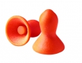 Tlmiace zátky HOWARD Leight QUIET mäkký plast tyčinka vnútri priehľadná krabička bez šnúrky oranžové
