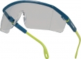 Okuliare DELTA KILIMANDJARO nepoškriabateľné nárazuvzdorné jednopzorníkové cez okuliare žlto/modrý rámček číre