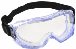Okuliare Ultra Vista polykarbonátový zorník textilné guma nepriamo vetrané nezahmlievajúce číre