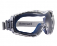 Ochranné uzavreté okuliare Honeywell DURAMAXX mäkká tesniaca línia textilná guma sivo/modrý rámček HC/AF číre