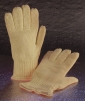  Rukavice PANDA HEAVY aramidové prstové pletené 2-vrstvové protiporezové teplu odolné 300°C dĺžka 29 cm žlté