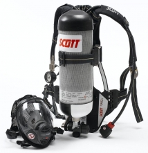 Dýchací prístroj PROPAK celotvárová maska VISION 3 chrbtový nastaviteľný nosič FX kompozitové tlaková fľaša 6,0 l-300bar