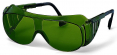 Okuliare UVEX INFRADUR Plus zváračské čierne straničky Duo-Flex clona 5 zelený