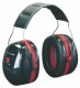 Mušľové chrániče sluchu 3M PELTOR OPTIME III H540A-411-SV s hlavovým temenným oblúkom SNR 35 čierno/červené