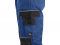 Montérkové kalhoty CXS Orion Teodor do pasu BA-PES reflexní obšívání zesílená kolena s kapsou na výztuhy modro-černé - detail na boční kapsy na stehnu - Stránka sa otvorí v novom okne
