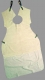 Kožená zváračská zástera delená 104x90 cm s golierom hovädzia štiepenka sivá
