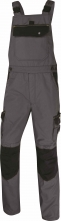 Montérkové nohavice MACH SPIRIT s náprsenkou sivo/čierne veľkosť XL