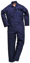 Kombinéza Safe Welder Flame Resistant Bavlna 330g zváračská trieda 1 elastická chrbát tmavo modrá