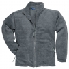Mikina ARGYL HEAVY fleece zapínanie na zips sivá veľkosť L