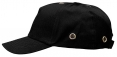 Čiapka so škrupinou VOSS Cap Classic vzhľad bejzbalky vetracie otvory nastavenie suchým zipsom čierna