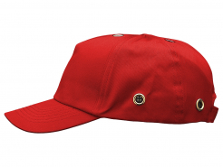 Čiapka so škrupinou VOSS Cap Classic vzhľad bejzbalky vetracie otvory nastavenie suchým zipsom červená
