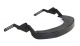 Držiak štítu Hellberg EPOK SAFE2 Flex nylonový vrátane tesnenia na prilbu so šikmým šiltom čierny