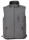 Vesta PW RS Ripstop PES/fleece nepremokavý záter z PVC obojstranná odolná voči vode a vetru sivo/čierna