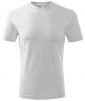 Tričko Classic 160 bavlna okrúhly priekrčník trup bez švov biele