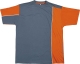 Tričko Mach 2 krátky rukáv oranžovo/sivé veľkosť L