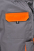 Montérkové kalhoty TEXO Contrast lacl BA-PES šedo-oranžové - detail klopové kapsy a kapsy na metr TX12GRR - Stránka sa otvorí v novom okne