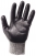 Protiřezné rukavice CUTSAFE ze šedé tkaniny HPPE a skelných vláken s pružným úpletem okolo zápěstí máčených v černé nitrilové pěně - Stránka sa otvorí v novom okne