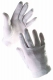 Rukavice CERVA IBIS nylonové šité úplet fourchette biele