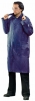 Plášť Cerva Neptun s kapucňou šuštiakový PES/PVC raglánové rukávy trojštvrťový vodoodolný modrý