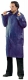 Plášť Cerva Neptun s kapucňou šuštiakový PES/PVC raglánové rukávy trojštvrťový vodoodolný modrý