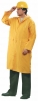 Plášť Cerva CETUS s kapucňou PES/PVC raglánové rukávy trojštvrťový vodoodolný žltý